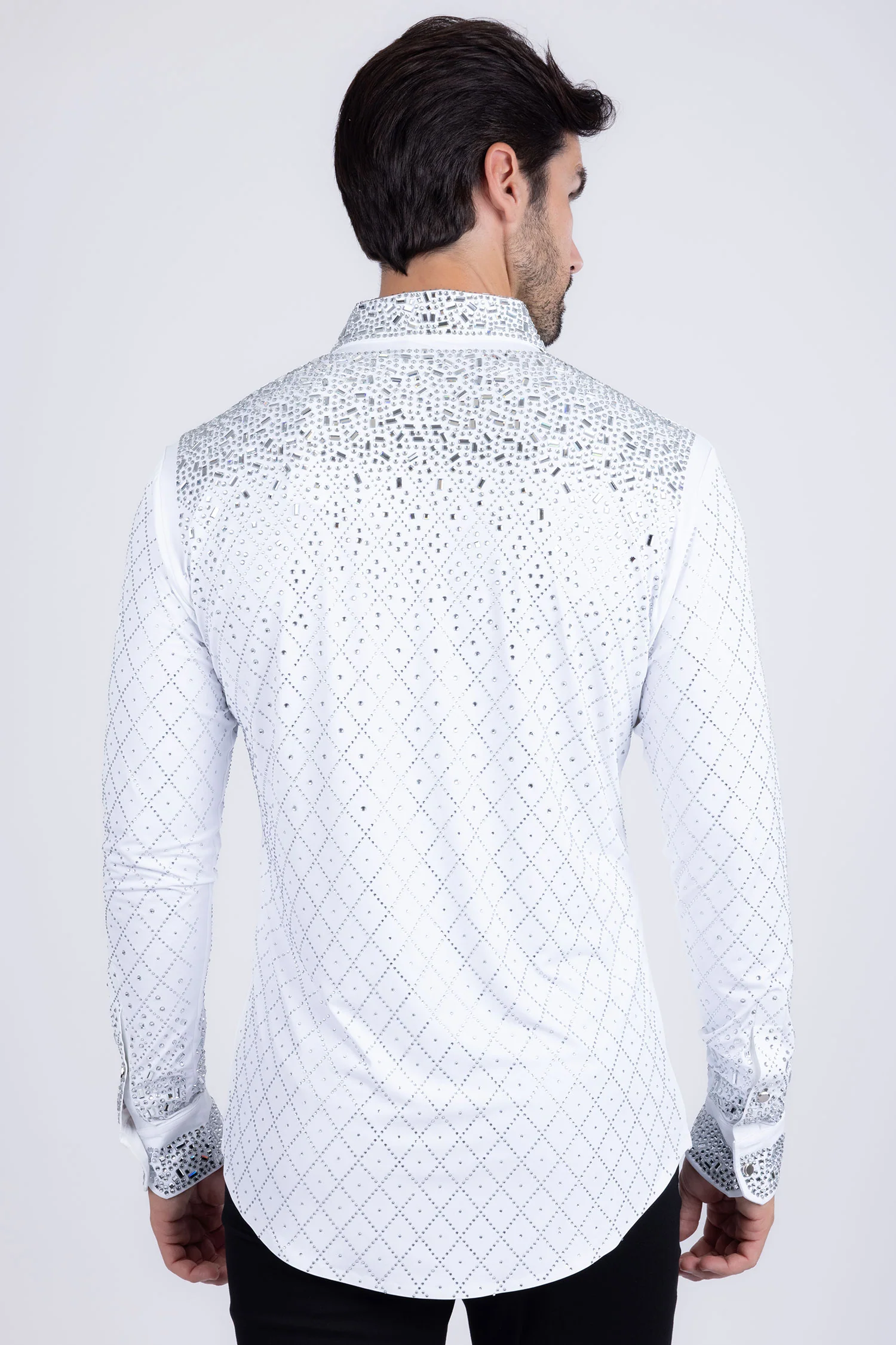 Trivon Rhinestone Long Sleeve Shirt - Image 19
