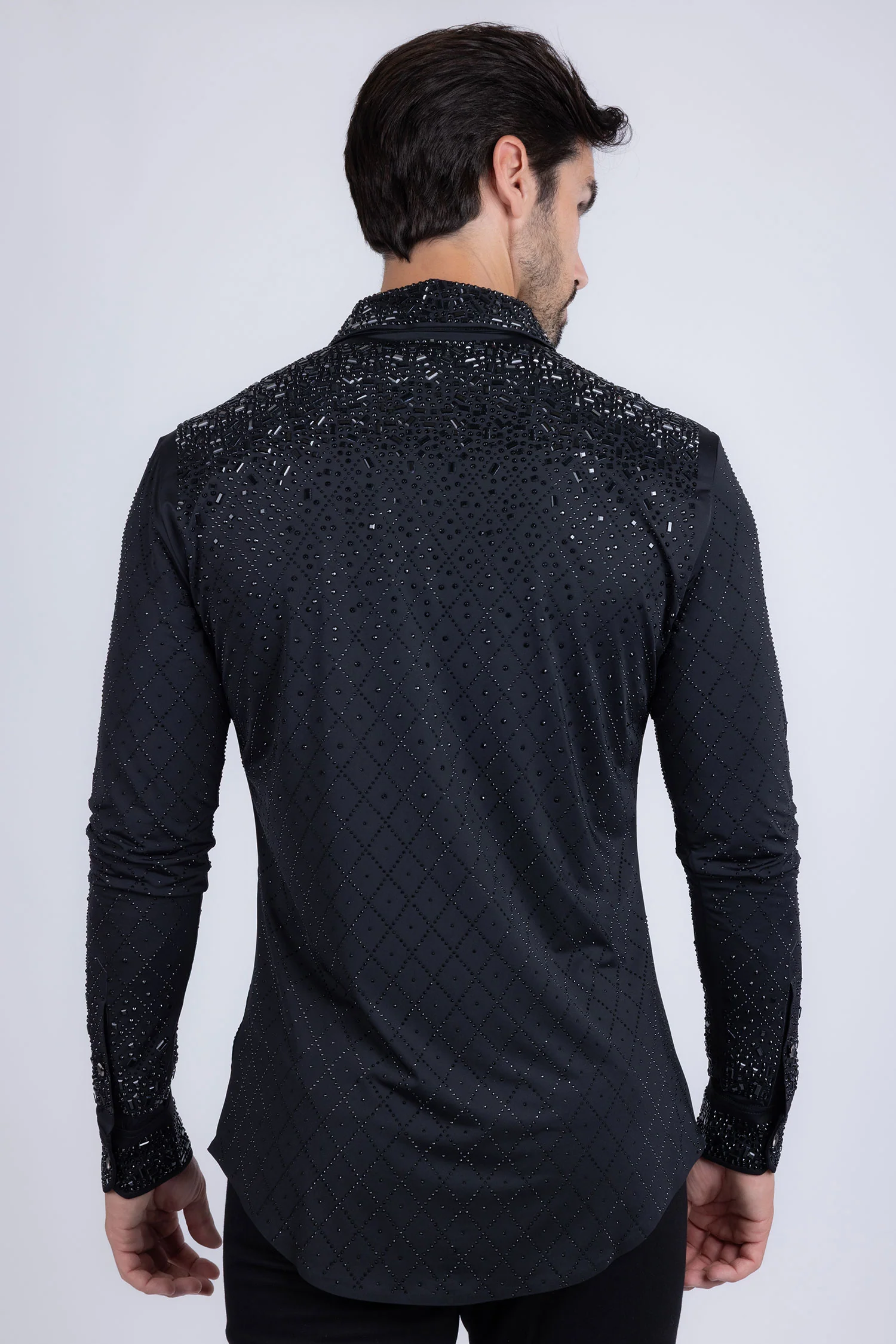 Trivon Rhinestone Long Sleeve Shirt - Image 24
