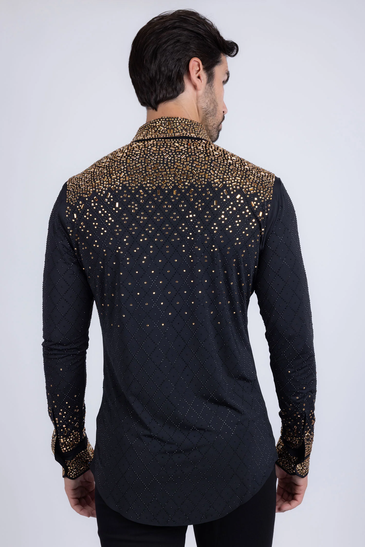 Trivon Rhinestone Long Sleeve Shirt - Image 26