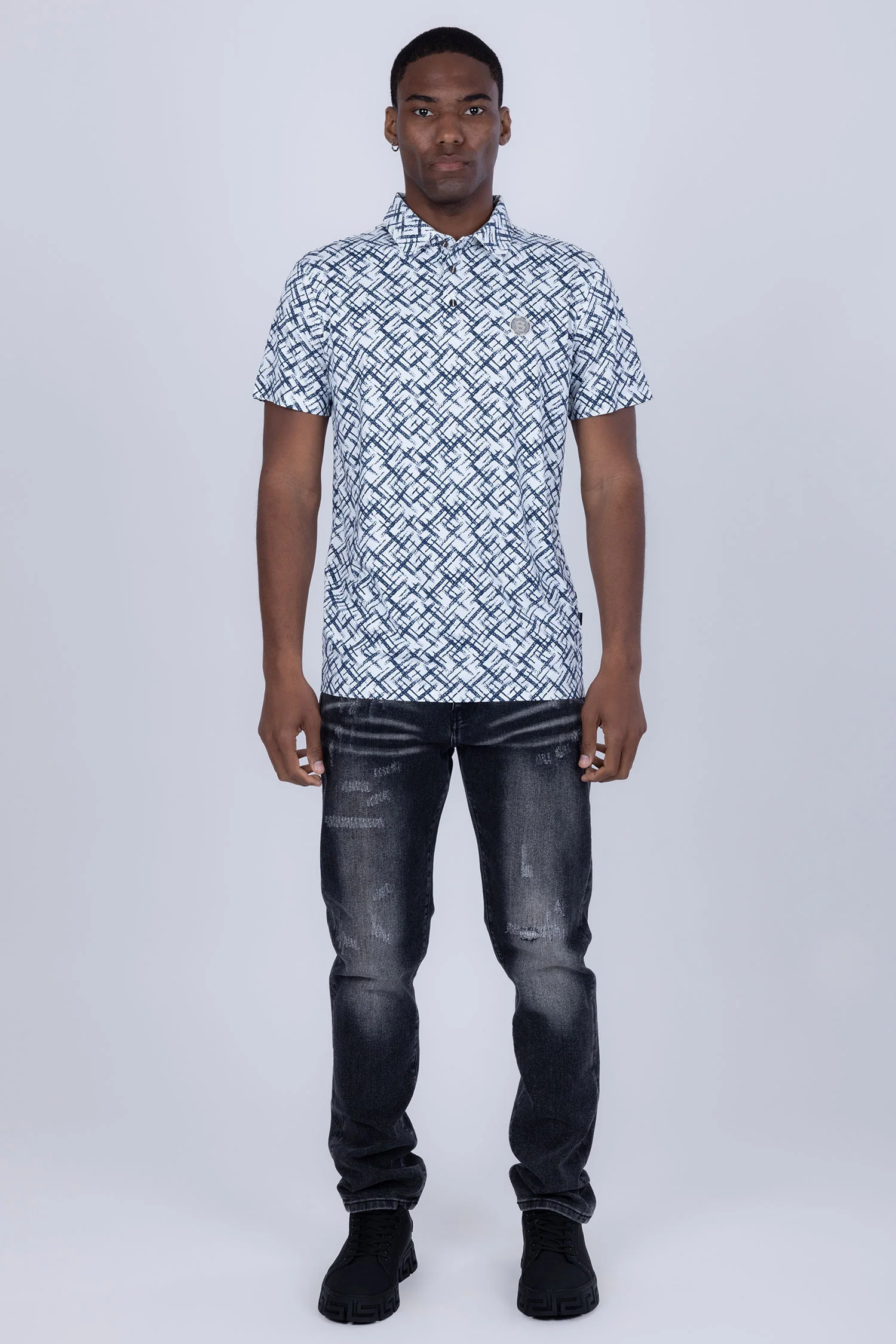 Unter Geometric Polo Shirt - Image 10