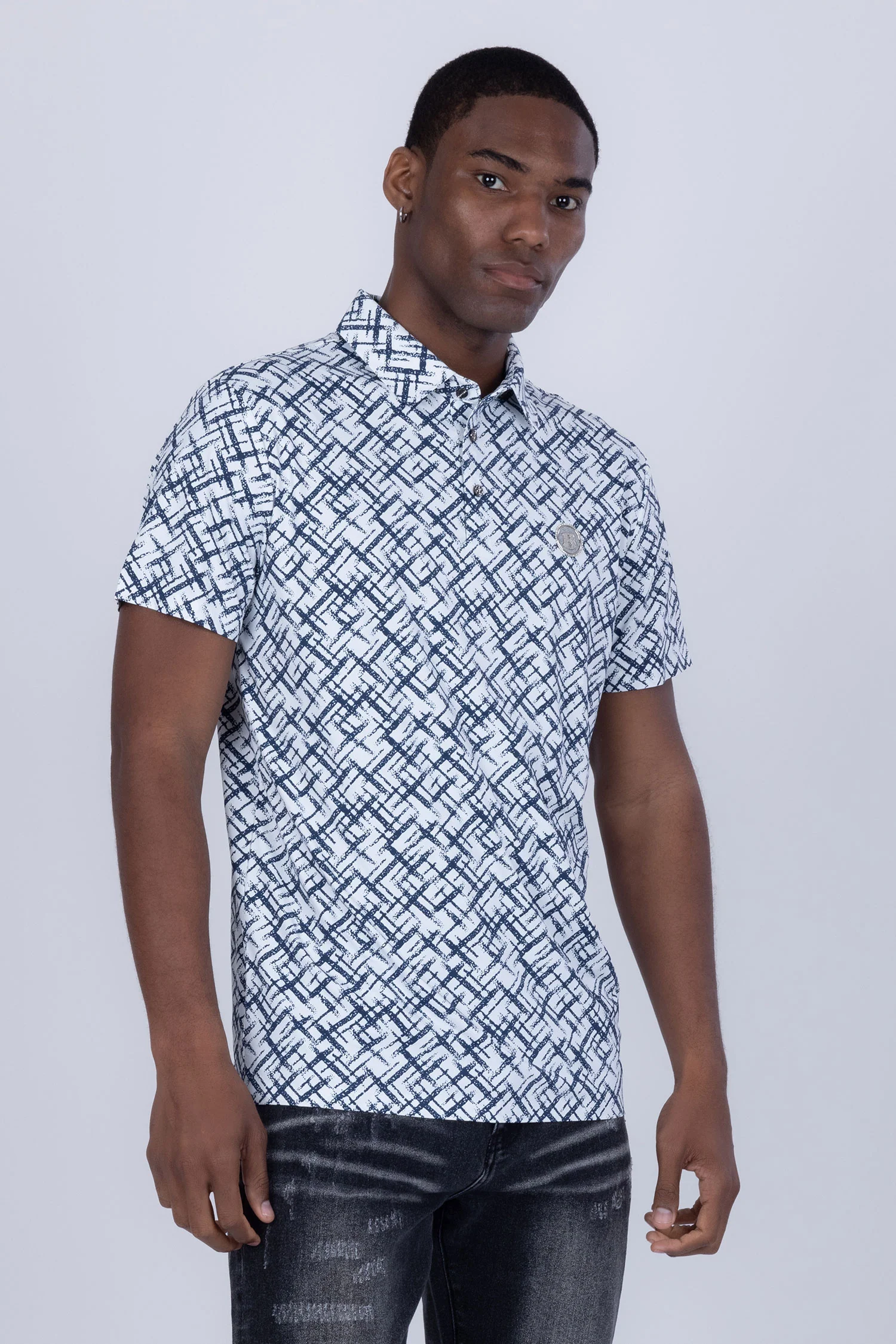 Unter Geometric Polo Shirt - Image 11