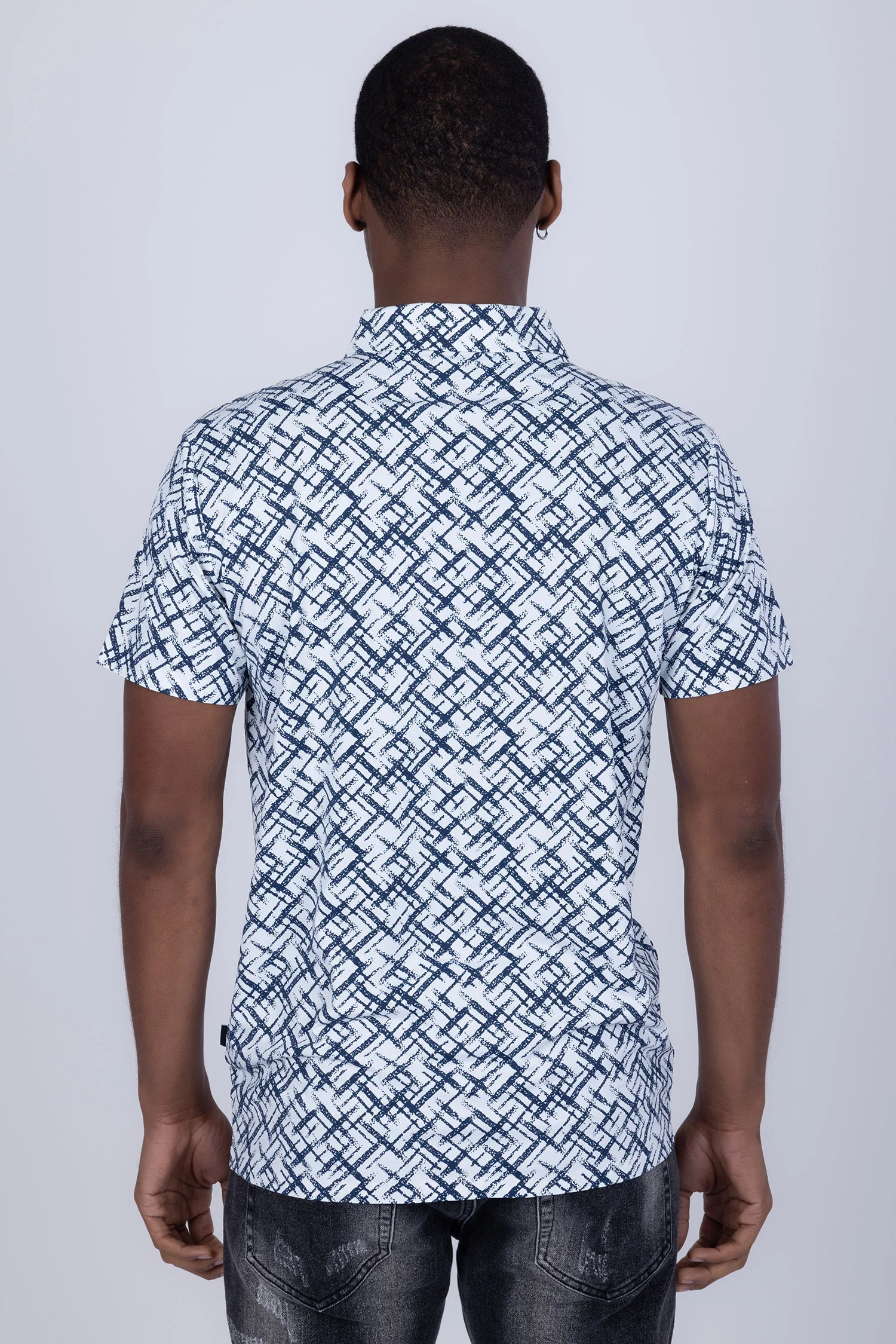 Unter Geometric Polo Shirt - Image 13