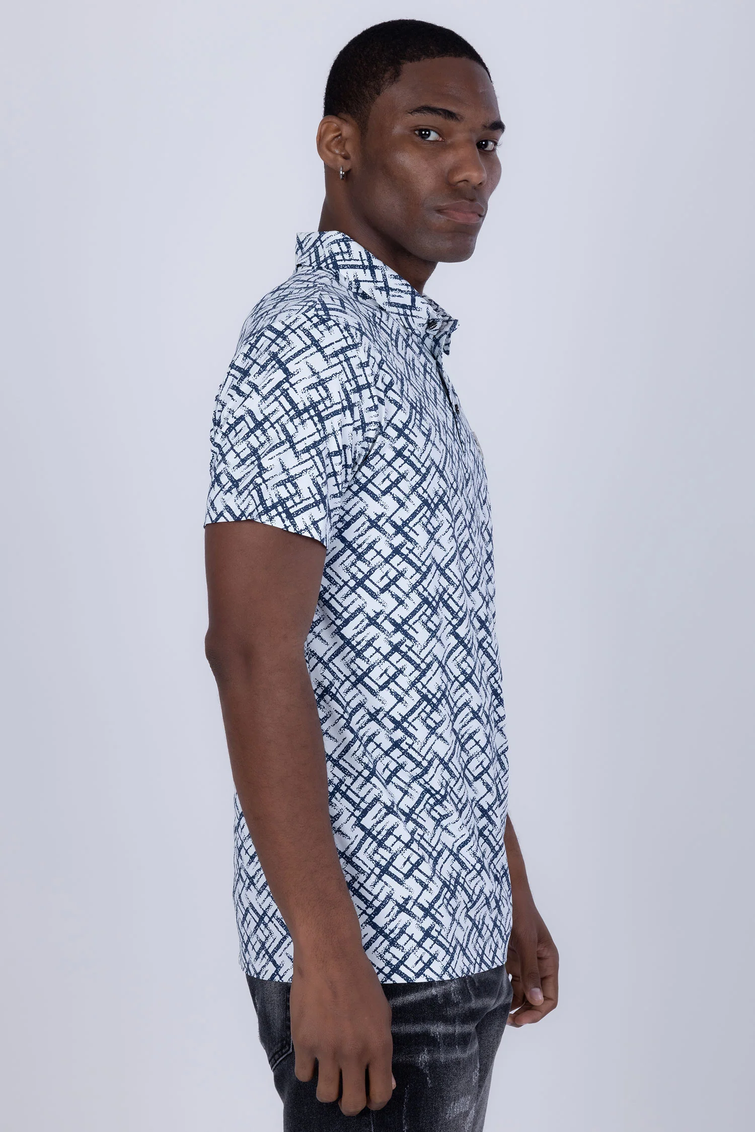 Unter Geometric Polo Shirt - Image 14