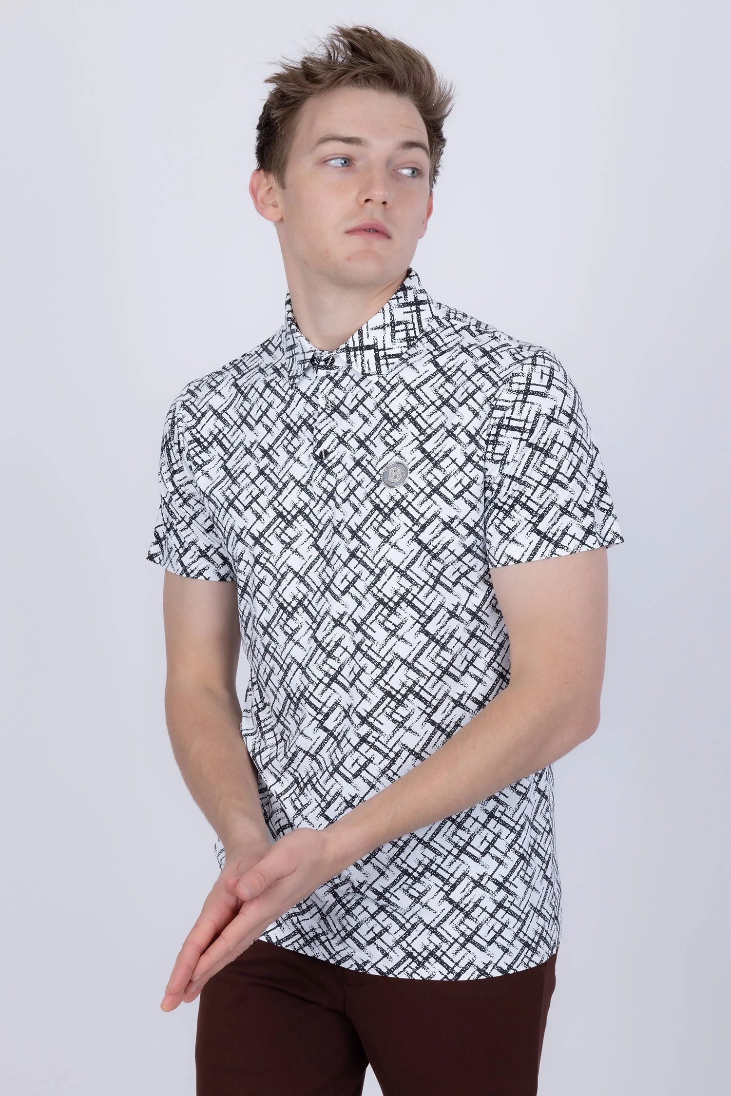 Unter Geometric Polo Shirt - Image 5