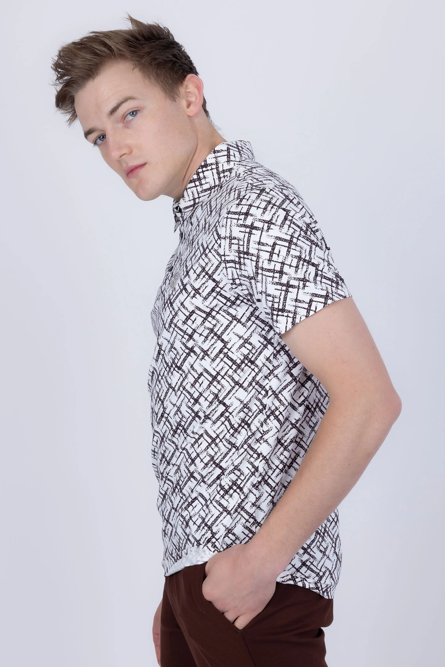 Unter Geometric Polo Shirt - Image 9