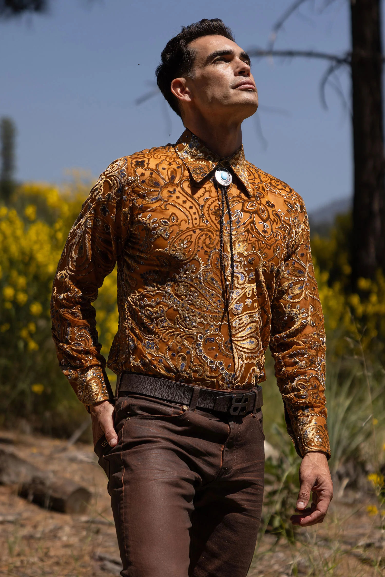 Valluto Paisley Long Sleeve Shirt - Image 2