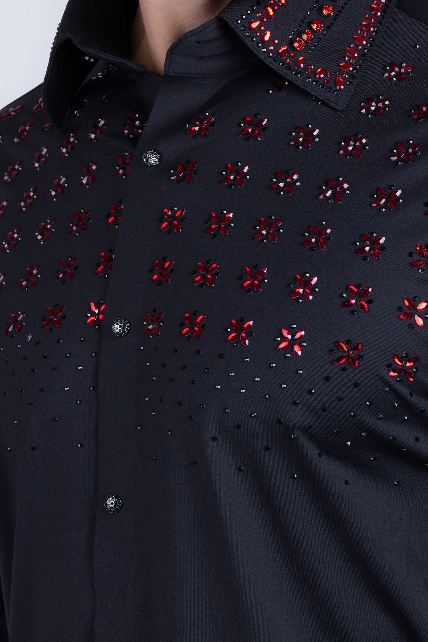 Velcia Rhinestone Long Sleeve Shirt - Image 45