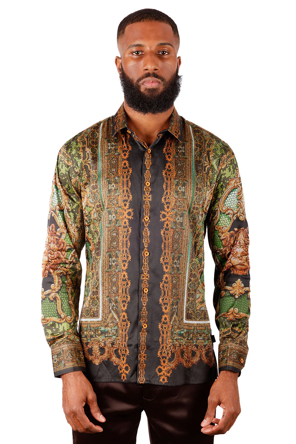 Virago Stone Rhinestone Long Sleeve Shirt - Image 5