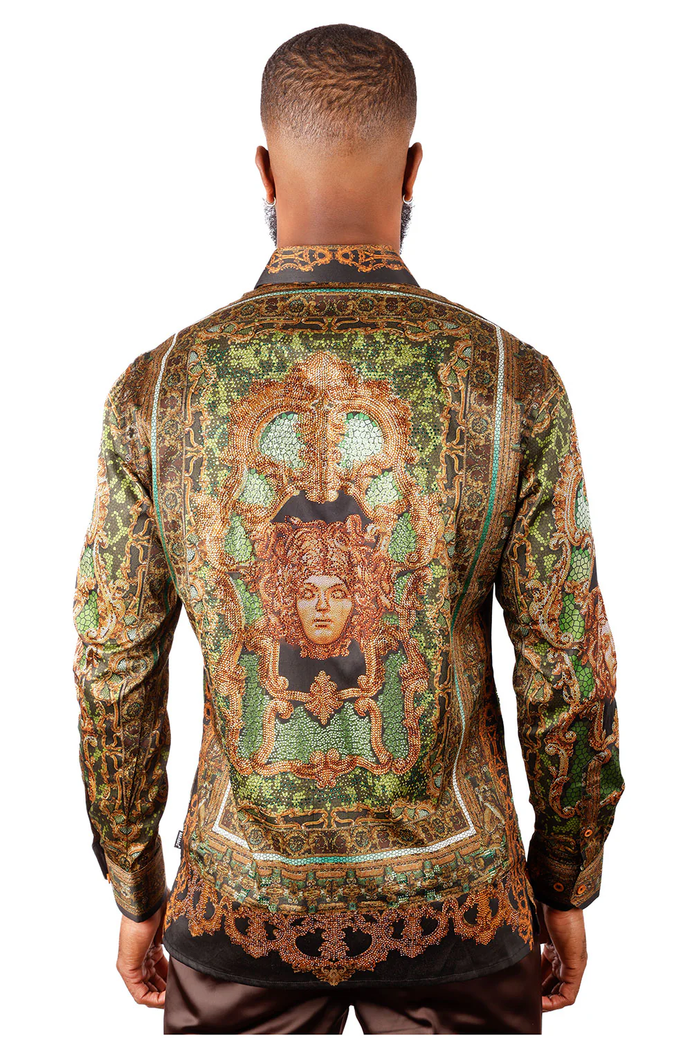 Virago Stone Rhinestone Long Sleeve Shirt - Image 6