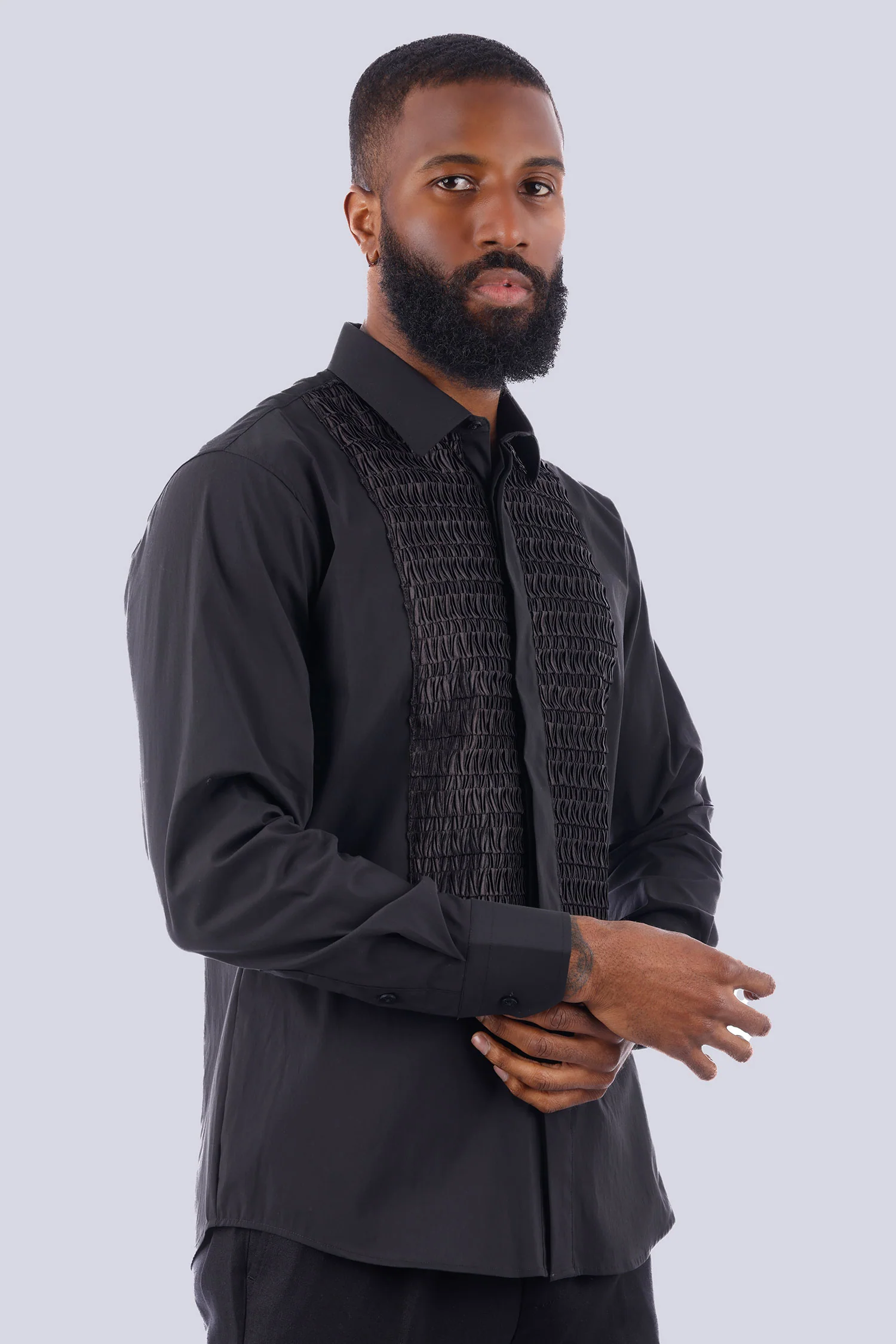 Waving Scheme Long Sleeve Shirt - Image 3