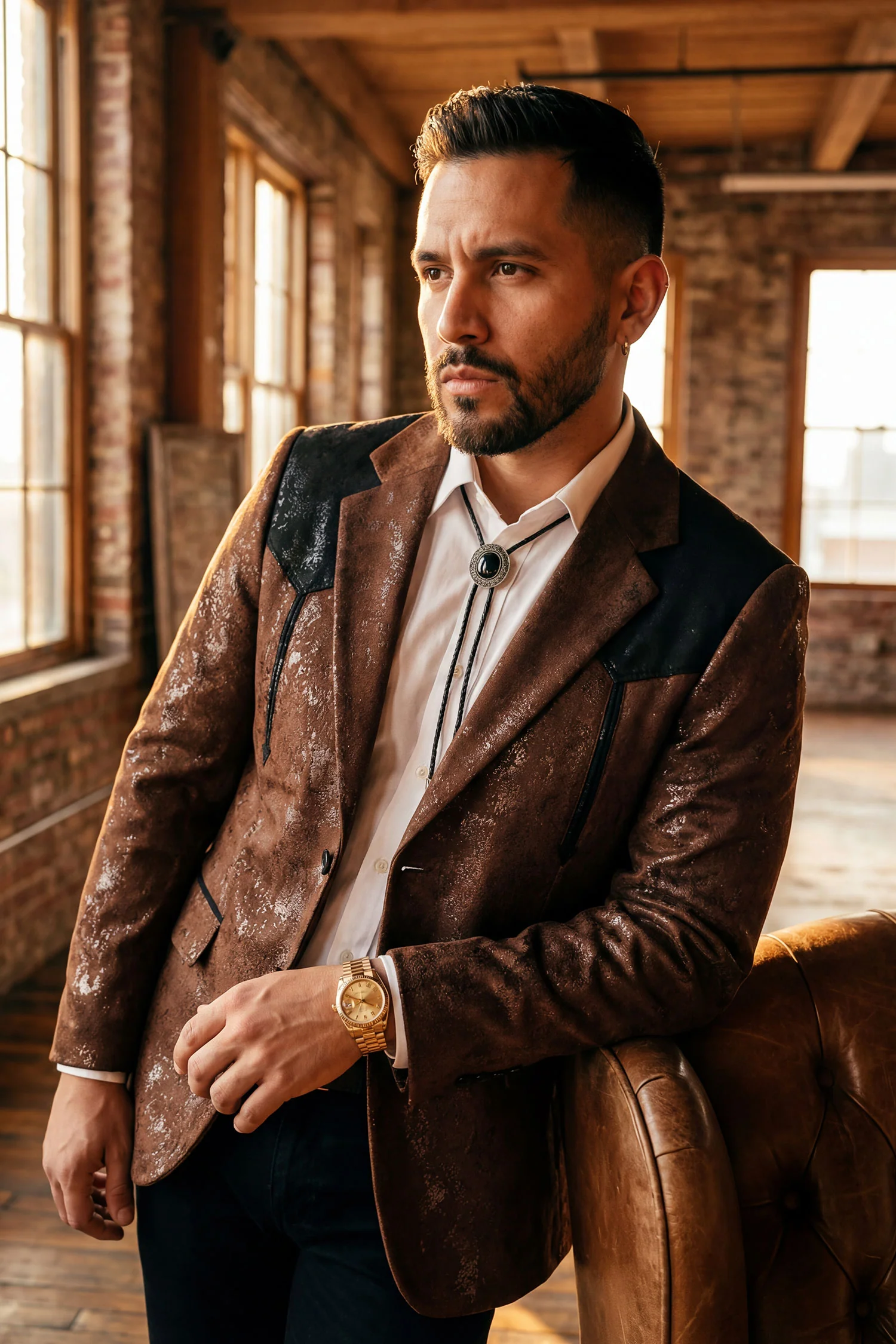 Westward Suede Blazer - Image 2