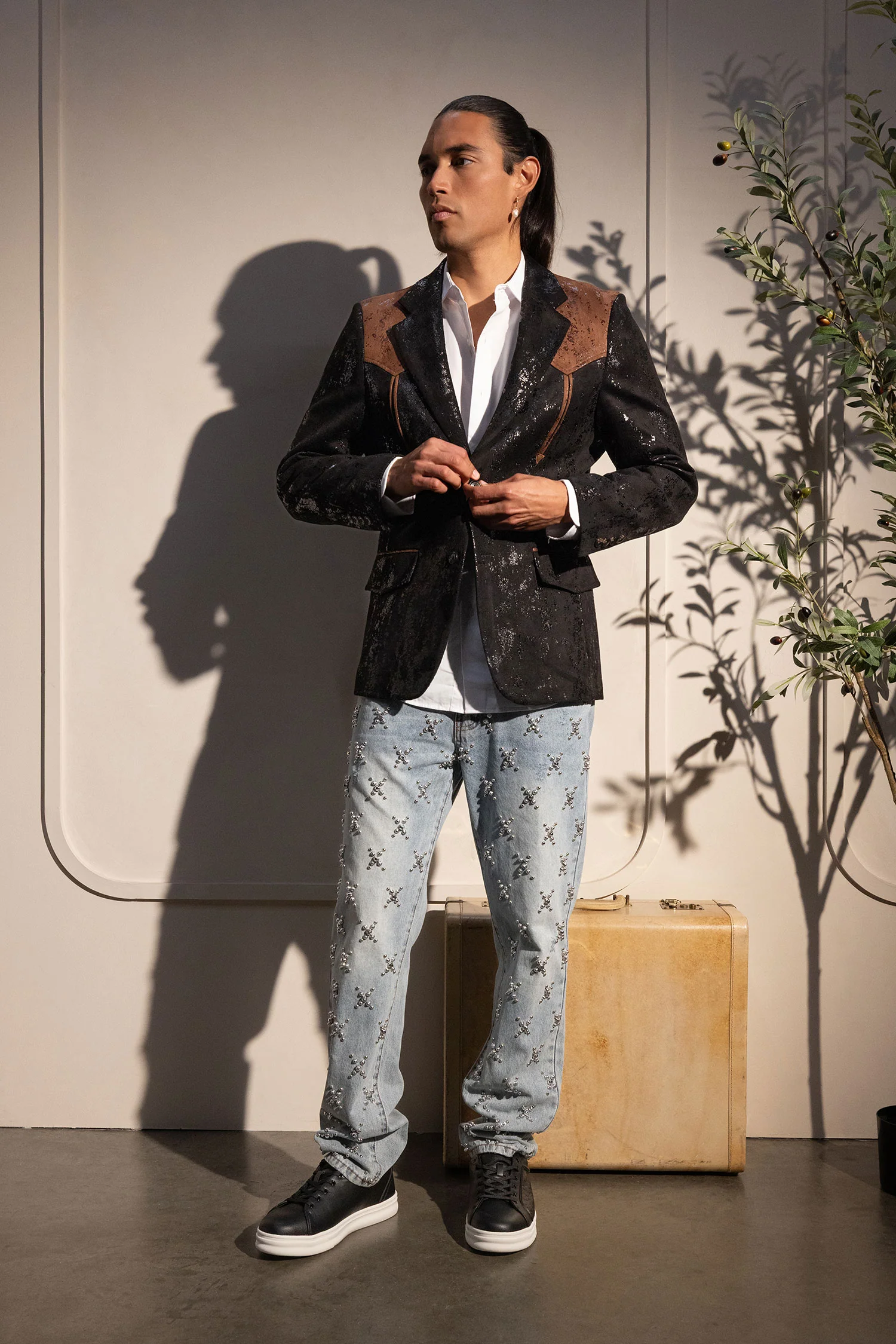 Westward Suede Blazer - Image 3