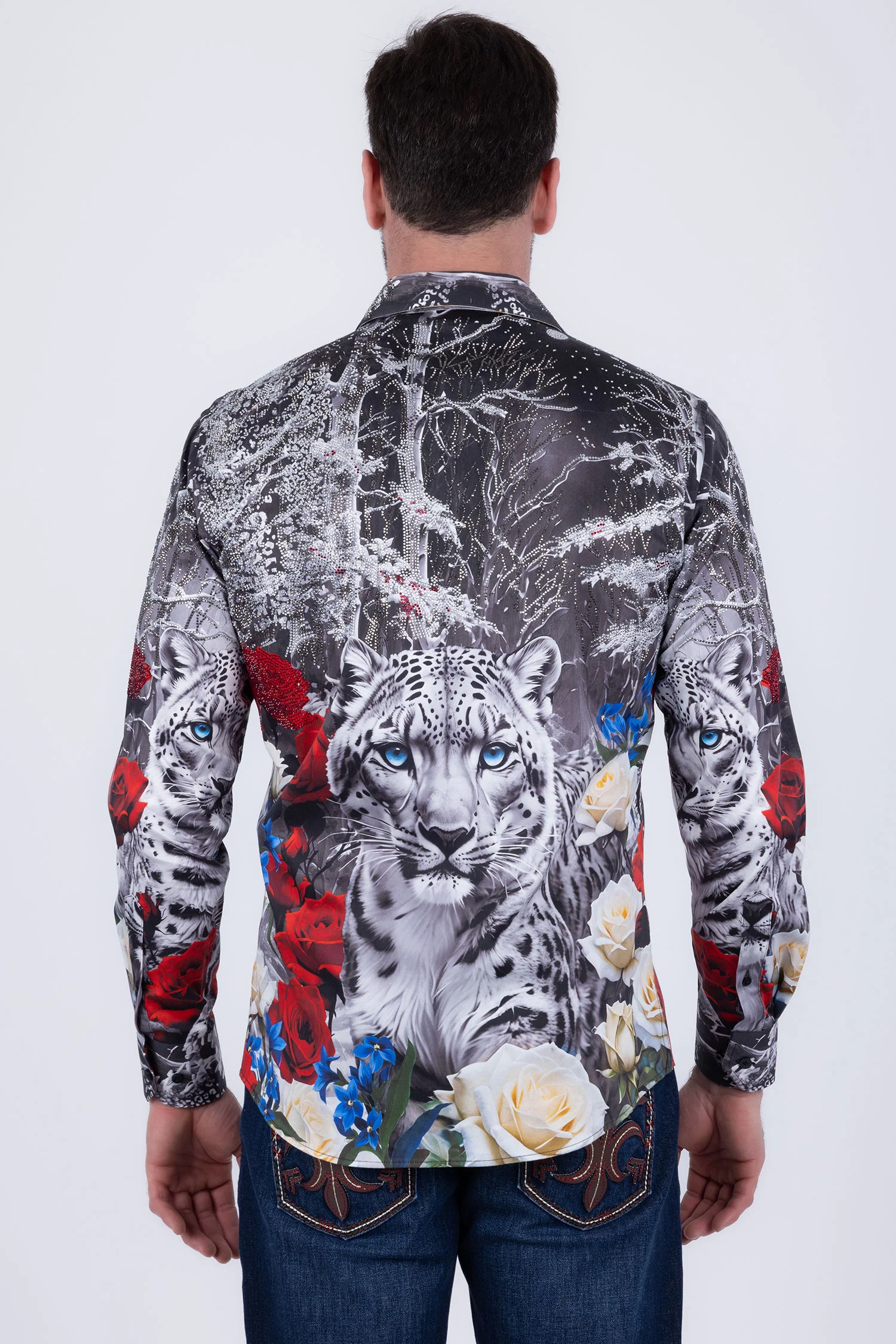 Wistlet Rhinestone Long Sleeve Shirt - Image 4