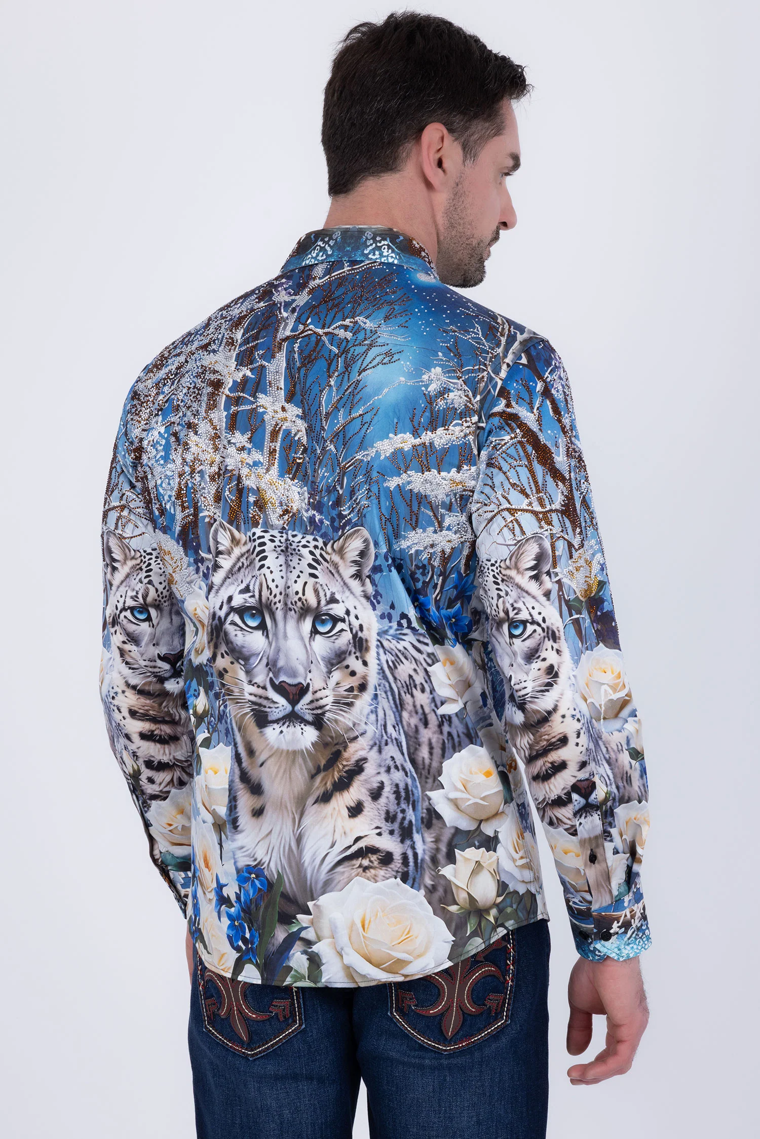 Wistlet Rhinestone Long Sleeve Shirt - Image 7